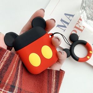 3D Mickey Case For AirPods Charging Case & Strap